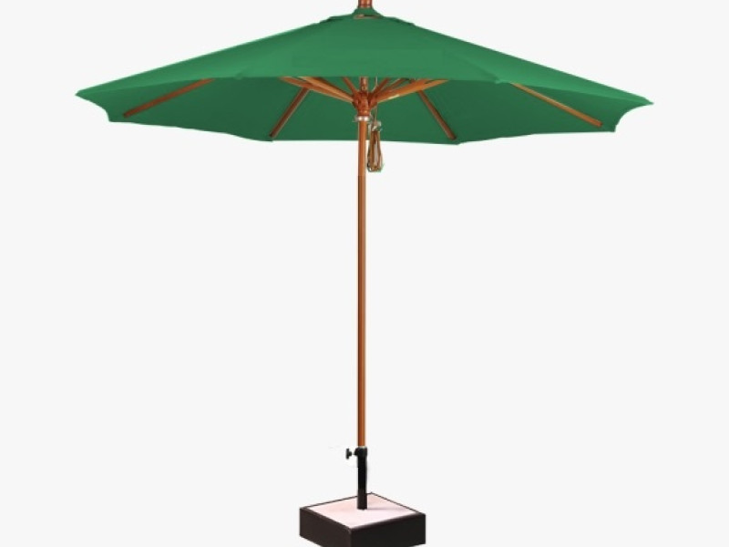 Dù Đúng Tâm Tròn 2 Tầng - Gỗ